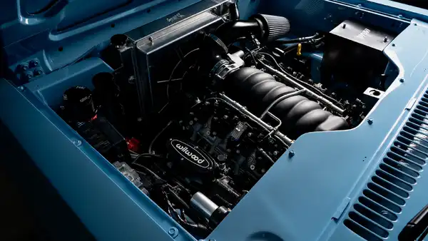 1979 International Scout SEMA_28 V8 Coyote Engine