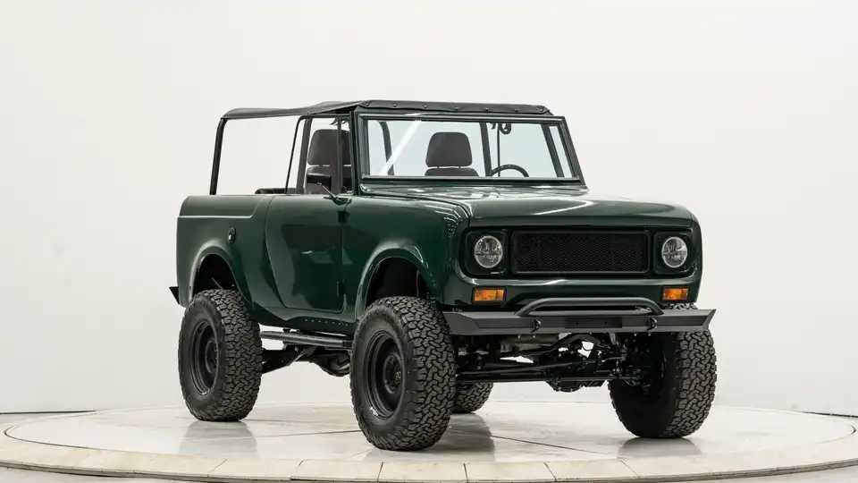 Green IH Scout_6 Passenger Side Front 