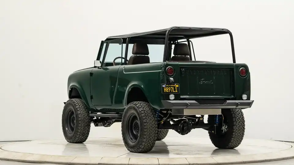 Green IH Scout_12Driver Side Rear