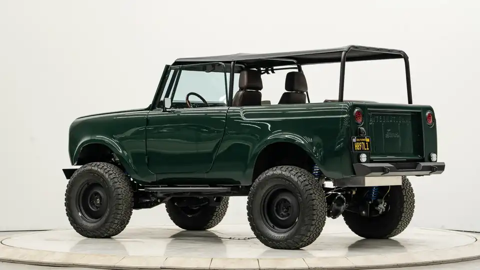 Green IH Scout_13 Driver Side Rear 3.4