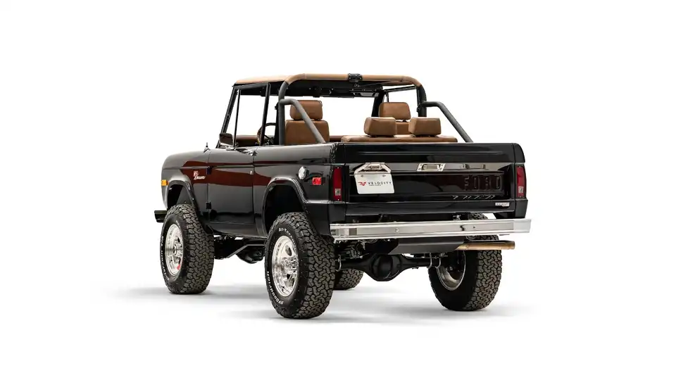 1975 Black Ford Bronco_12Driver Side Rear