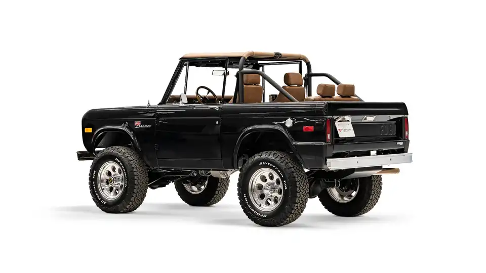 1975 Black Ford Bronco_13 Driver Side Rear 3.4