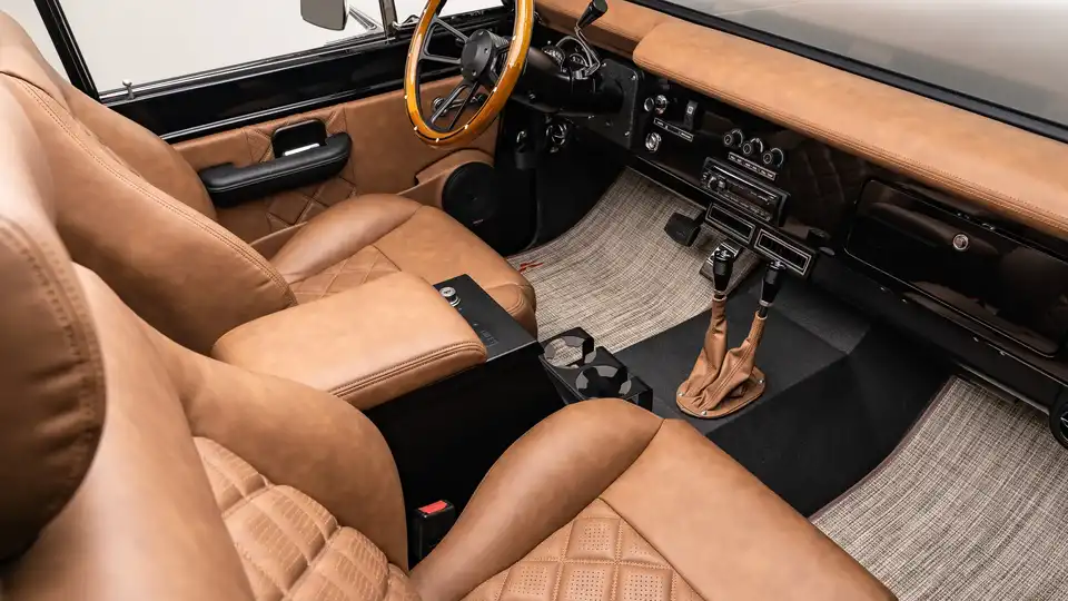 1975 Black Ford Bronco_18 Passenger Side Interior