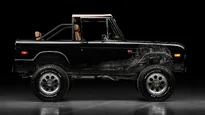 1975 Black Ford Bronco_28 V8 Coyote Engine