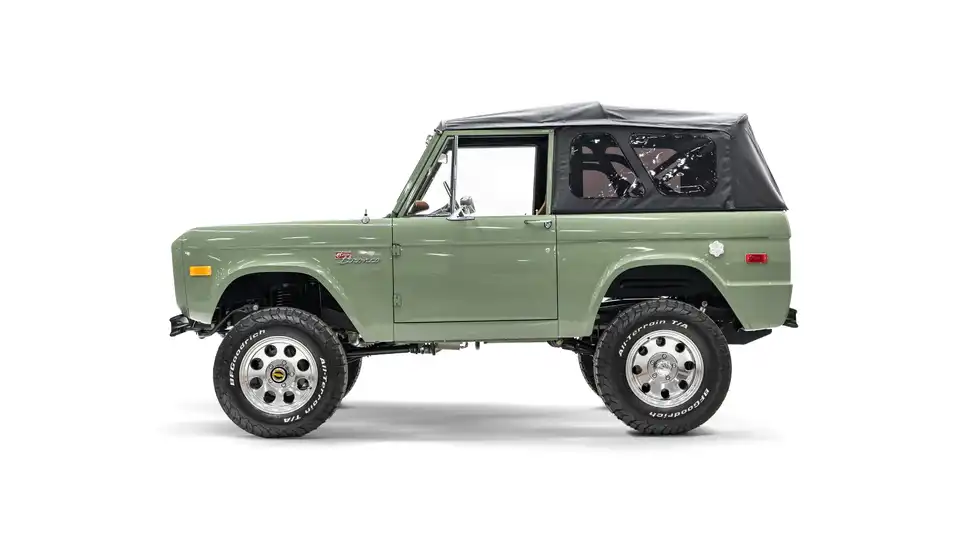 1971 Boxwood Green Ford Bronco For Sale_2 Drivers Side 