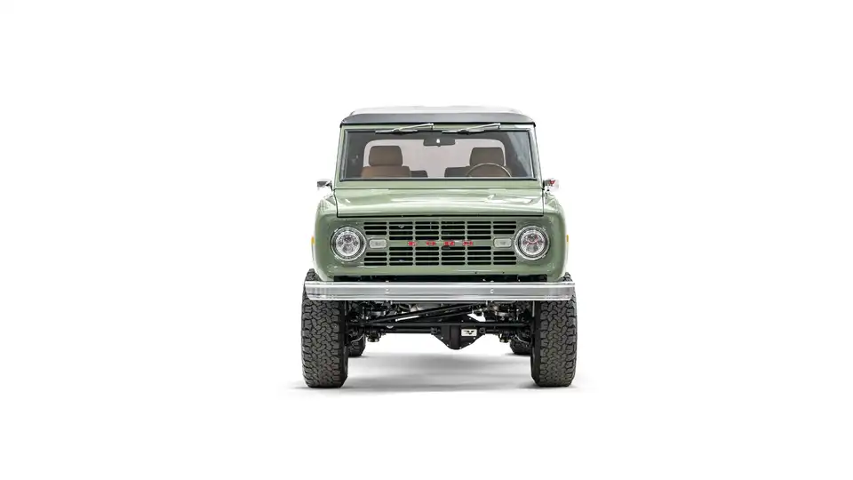 1971 Boxwood Green Ford Bronco For Sale_5 Front
