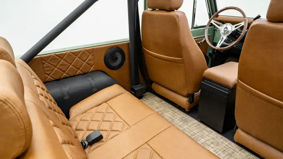 1971 Boxwood Green Ford Bronco For Sale_20 Interior