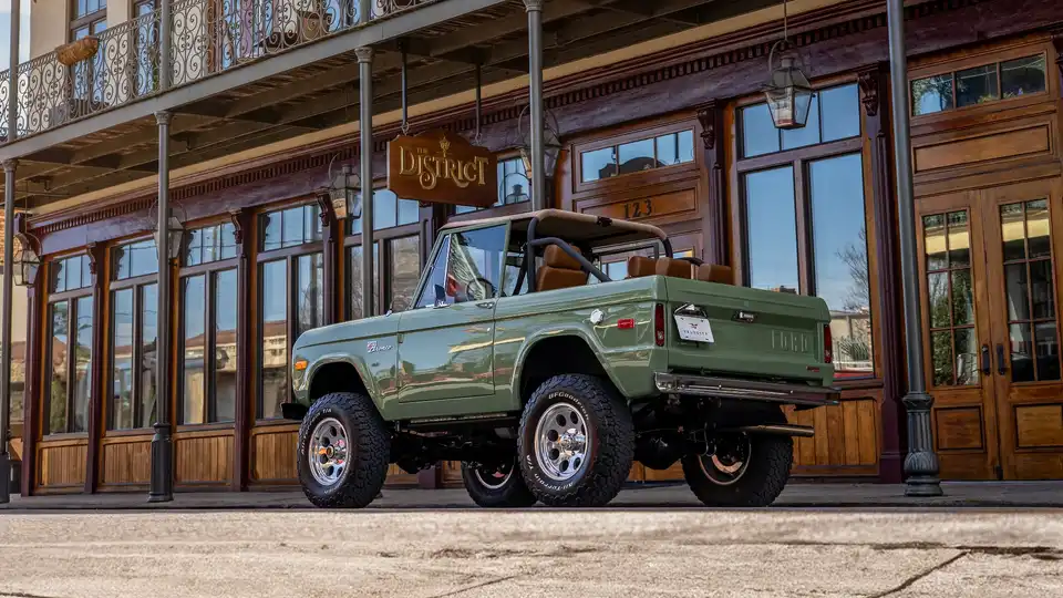 1971 Boxwood Green Ford Bronco For Sale_Lifestyle Copy