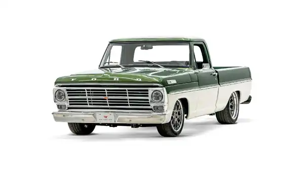Restored Ford F100 Street Truck_4 Drivers Side Front 