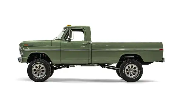 1972 Boxwood Green Ford F250 For Sale_2 Drivers Side 