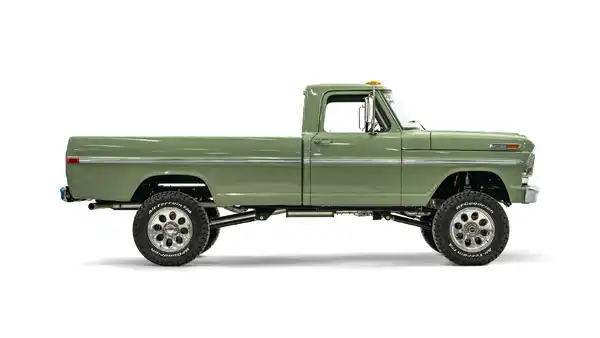 1972 Boxwood Green Ford F250 For Sale_8 Passenger Side