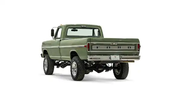 1972 Boxwood Green Ford F250 For Sale_12Driver Side Rear