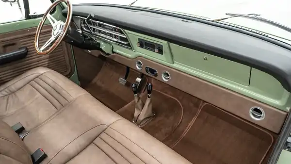 1972 Boxwood Green Ford F250 For Sale_18 Passenger Side Interior