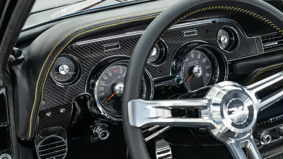 1968 Mustang Fastback For Sale_15 Dakota Digital Gauges
