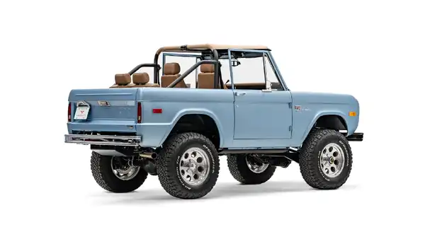 1971 Brittany Blue Ford Bronco_9 Passenger Side Rear 3