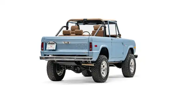 1971 Brittany Blue Ford Bronco_10 Passenger Side Rear