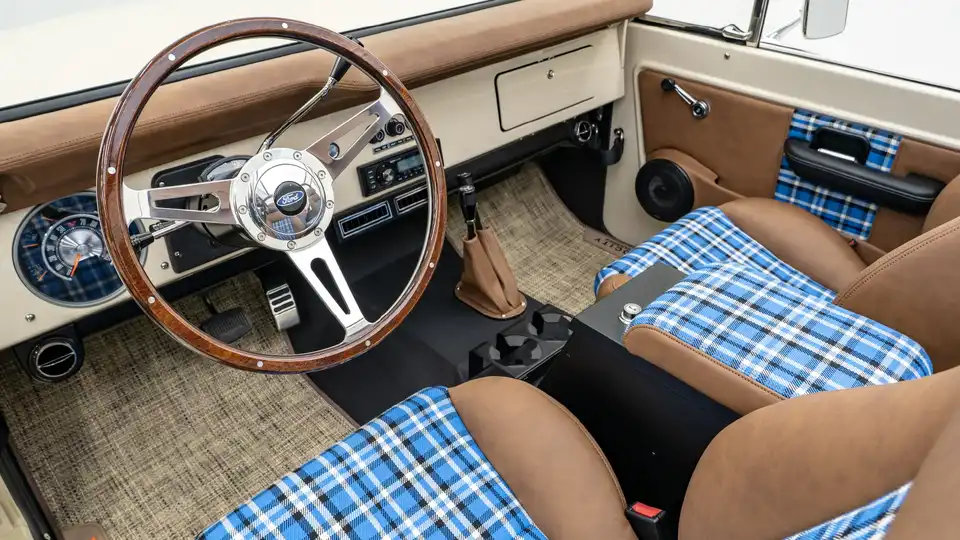 1966 Ford Bronco For Sale_ 14 15 Driver Side Interior