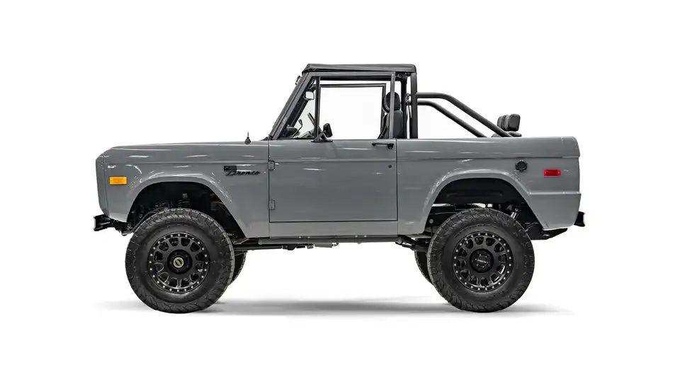 1966 Nardo Gray Ford Bronco_2 Drivers Side 
