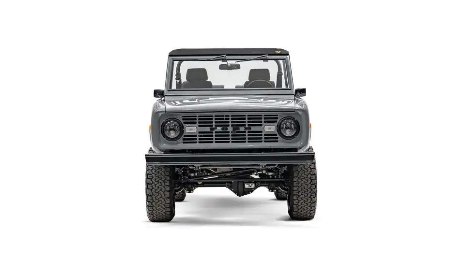 1966 Nardo Gray Ford Bronco_5 Front