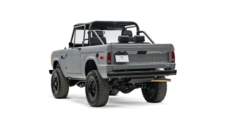 1966 Nardo Gray Ford Bronco_12Driver Side Rear