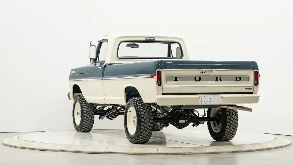 1969 Velocity Gray Ford F250_12Driver Side Rear