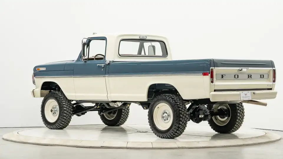 1969 Velocity Gray Ford F250_13 Driver Side Rear 3.4