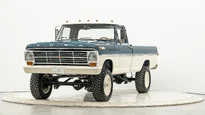 1969 Velocity Gray Ford F250_4 Drivers Side Front 