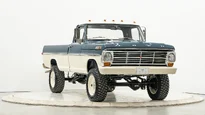 1969 Velocity Gray Ford F250_6 Passenger Side Front 