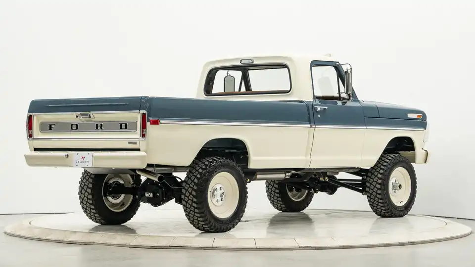 1969 Velocity Gray Ford F250_9 Passenger Side Rear 3