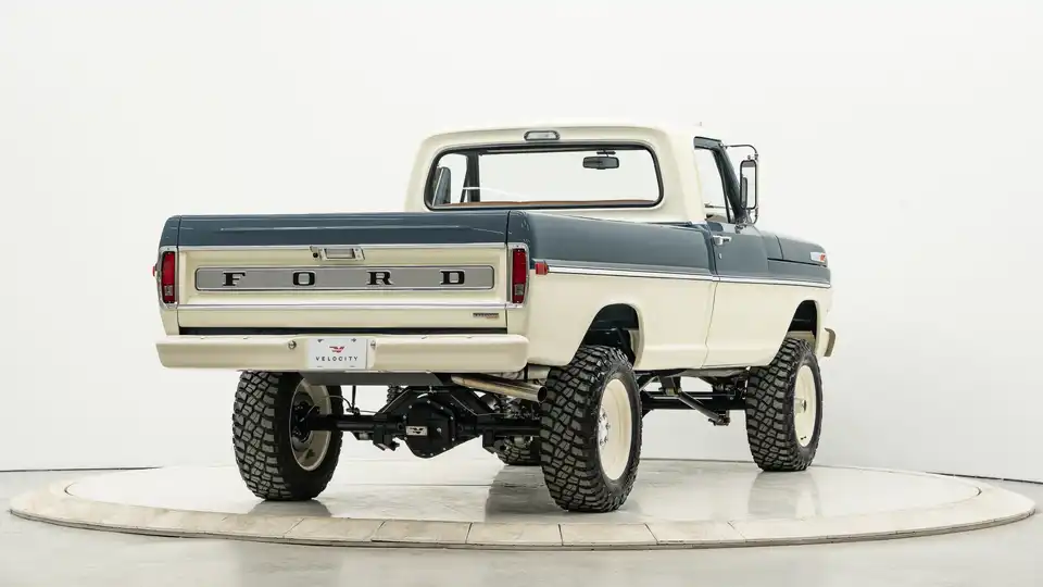 1969 Velocity Gray Ford F250_10 Passenger Side Rear