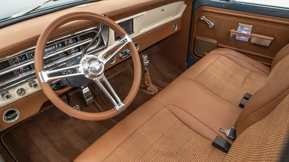 1969 Velocity Gray Ford F250_ 14 15 Driver Side Interior