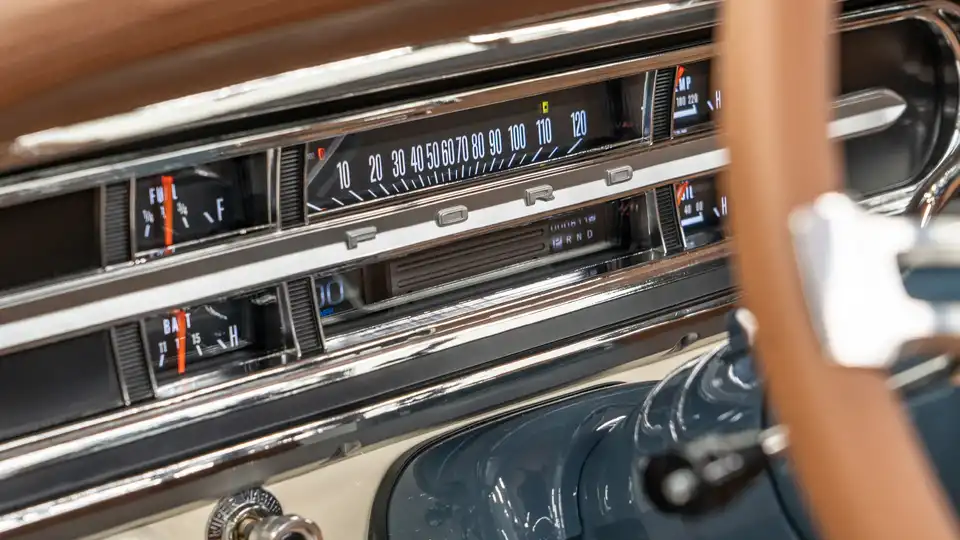 1969 Velocity Gray Ford F250_15 Dakota Digital Gauges