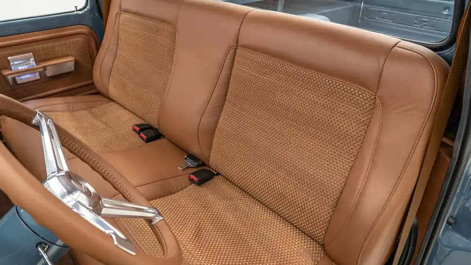 1969 Velocity Gray Ford F250_16 Rear Interior