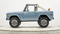 1974 Brittany Blue Ford Bronco For Sale_2 Drivers Side 