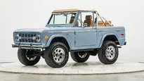 1974 Brittany Blue Ford Bronco For Sale_3 Drivers Side Front 3.4