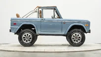 1974 Brittany Blue Ford Bronco For Sale_8 Passenger Side