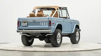1974 Brittany Blue Ford Bronco For Sale_10 Passenger Side Rear