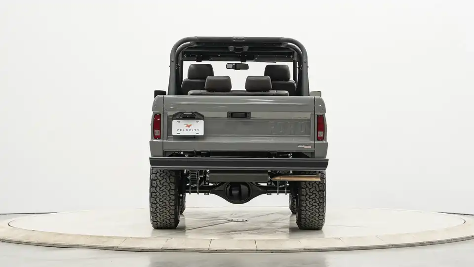 1976 Gray Ford Bronco For Sale_11 Rear Tailgate
