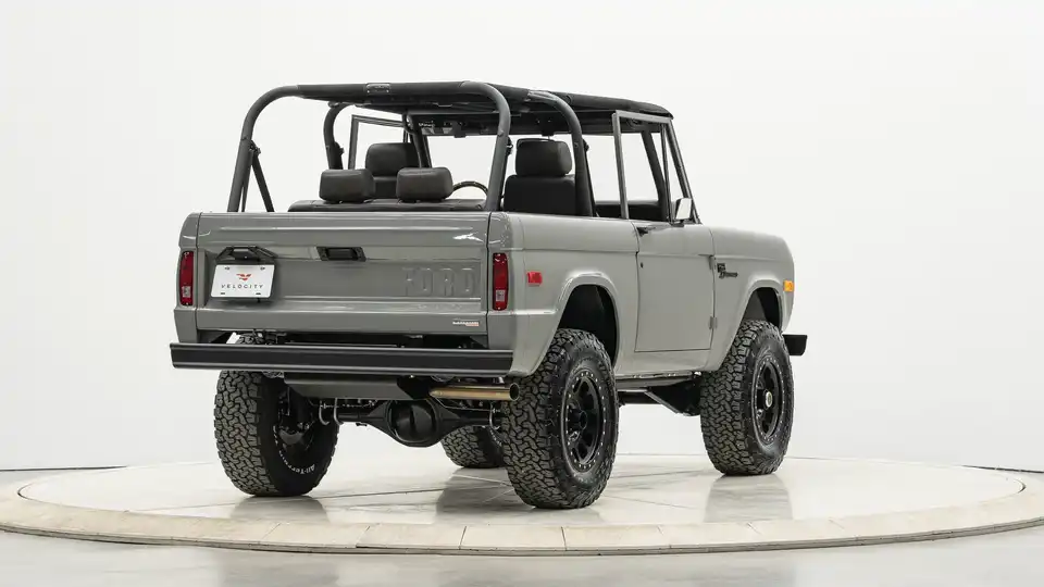 1976 Gray Ford Bronco For Sale_10 Passenger Side Rear