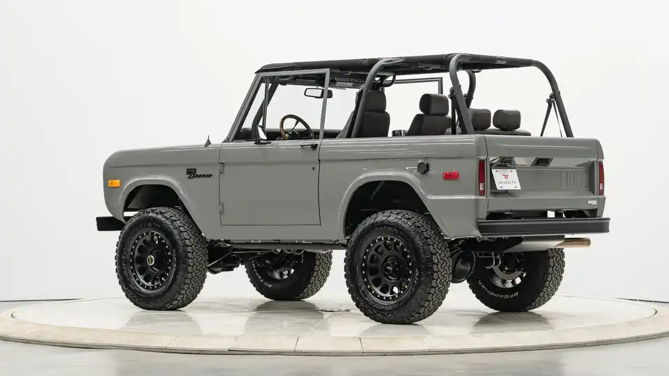 1976 Gray Ford Bronco For Sale_13 Driver Side Rear 3.4