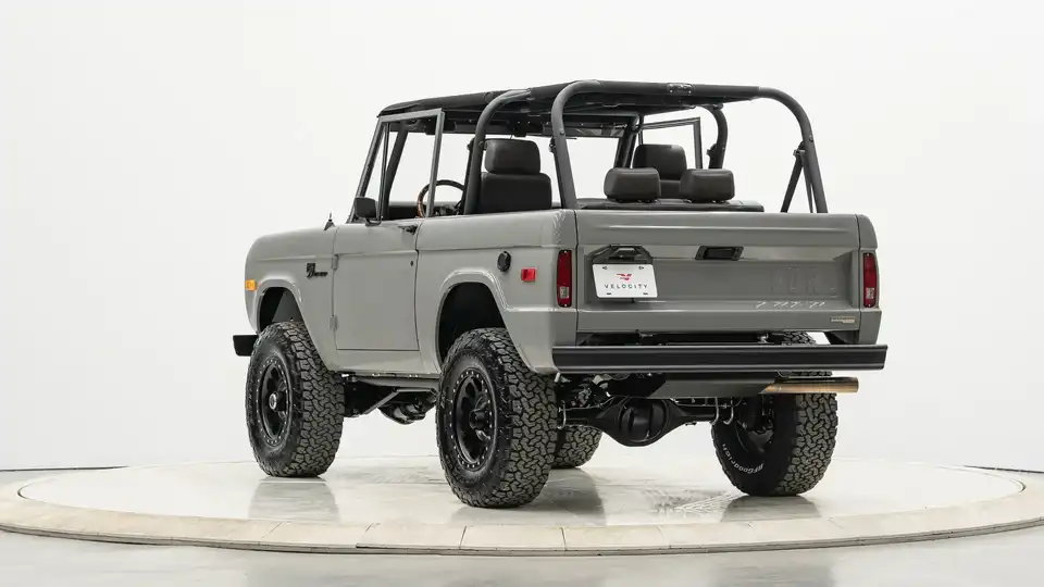 1976 Gray Ford Bronco For Sale_12Driver Side Rear