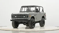 1976 Gray Ford Bronco For Sale_4 Drivers Side Front 