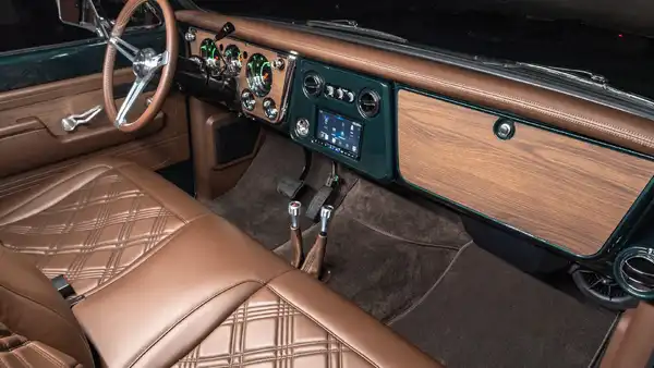Green 1972 Chevy K10_18 Passenger Side Interior