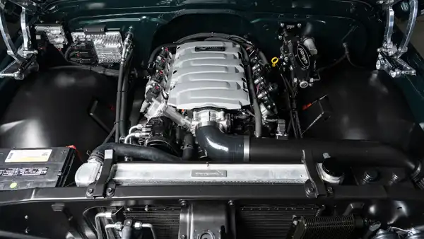 Green 1972 Chevy K10_27 Ford Coyote Engine