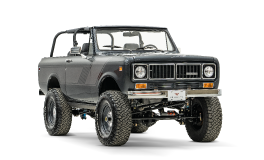 International Scout front quarter view