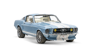 Classic Velocity Mustang front quarter view