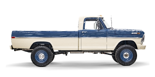 Ford F250 side profile
